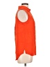Veronica Beard Orange Sleeveless Button-Down Shirt Size L (estimated) - photo 4