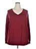 Lucky Brand Burgundy Pullover Sweater Size XXL - photo 1