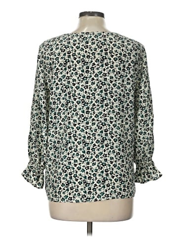 Amour Vert 3/4 Sleeve Silk Top (view 2)