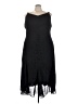Catherines 100% Polyester Black Cocktail Dress Size 24 (petite) - photo 1