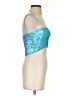 Topshop Teal Sleeveless Top Size S - photo 4