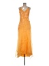 Karen Millen 100% Polyester Orange Cocktail Dress Size 6 - photo 1