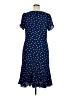 Talbots Print Blue Casual Dress Size 14 - photo 2
