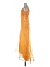 Karen Millen 100% Polyester Orange Cocktail Dress Size 6 - photo 5