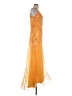 Karen Millen 100% Polyester Orange Cocktail Dress Size 6 - photo 4