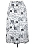 Unbranded 100% Polyester Graphic Silver Casual Skirt Size 4XL - photo 2