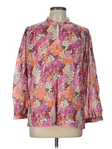 Birds of Paradis by Trovata 3/4 Sleeve Blouse (view 1)