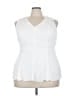 Torrid White Sleeveless Blouse Size 3X Plus (3) - photo 1
