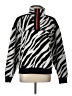 Rag & Bone 100% Polyester Animal Print Black Pullover Sweater Size L - photo 1