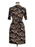 Harve Benard Print Brown Casual Dress Size 14 - photo 2