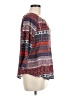 19 Cooper 100% Polyester Red 3/4 Sleeve Blouse Size M - photo 4