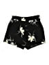 Francesca's Floral Black Shorts Size M - photo 2