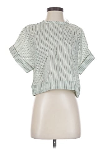 Madewell Dolman Crop Top in Stripe (view 1)