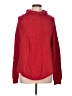 Kim Rogers 100% Cotton Red Turtleneck Sweater Size L - photo 1