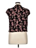 Rose + Olive 100% Rayon Black Short Sleeve Blouse Size XL - photo 2