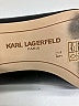 Karl Lagerfeld Paris 100% Leather Black Heels Size 7 1/2 - photo 3