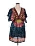 American Rag Cie 100% Polyester Paisley Blue Casual Dress Size 1X - photo 1