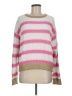 525 America Stripes Pink Pullover Sweater Size M - photo 1