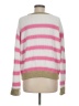 525 America Stripes Pink Pullover Sweater Size M - photo 2