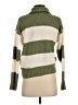 Pink Republic 100% Polyester Stripes Green Turtleneck Sweater Size S - photo 2