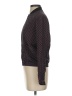 Theory 100% Silk Polka Dots Burgundy Track Jacket Size P (petite) - photo 5
