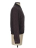 Theory 100% Silk Polka Dots Burgundy Track Jacket Size P (petite) - photo 4