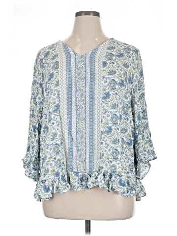 Cynthia Rowley TJX 3/4 Sleeve Blouse (view 1)