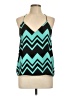 Nymphe Teal Sleeveless Blouse Size L - photo 1