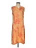 Sigrid Olsen Tropical Orange Casual Dress Size 4 - photo 1