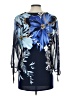 JM Collection Blue 3/4 Sleeve T-Shirt Size L - photo 2