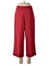 Express Solid Red Casual Pants Size 8 Petite - photo 1