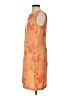 Sigrid Olsen Tropical Orange Casual Dress Size 4 - photo 5