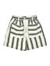 Tibi Stripes Ivory Shorts Size 0 - photo 1