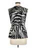 Alfani Silver Sleeveless Blouse Size M - photo 2