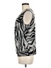 Alfani Silver Sleeveless Blouse Size M - photo 5