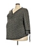 Motherhood 100% Polyester Black 3/4 Sleeve Blouse Size 3X Maternity - photo 1