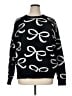 Assorted Brands Print Black Pullover Sweater Size XL - photo 1