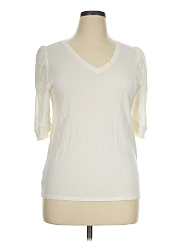Ann Taylor LOFT Outlet 3/4 Sleeve T-Shirt (view 1)