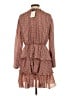 Maje 100% Polyester Print Brown Casual Dress Size EU (FR) 36 / US 4 - photo 2