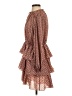 Maje 100% Polyester Print Brown Casual Dress Size EU (FR) 36 / US 4 - photo 5