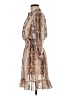 Maje Animal Print Tan Casual Dress Size Med (2) - photo 5