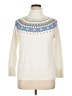 L.L.Bean Hearts White Pullover Sweater Size XL (petite) - photo 1