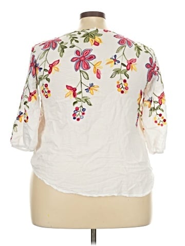 Kindred 3/4 Sleeve Blouse (view 2)