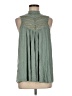Deletta Green Sleeveless Blouse Size M - photo 1