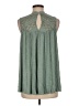 Deletta Green Sleeveless Blouse Size M - photo 2