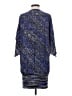 BCBGMAXAZRIA Graphic Blue Cocktail Dress Size S - photo 2