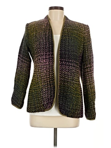 Linda Allard Ellen Tracy Wool Blazer (view 1)