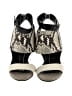 Vince. Animal Print Multi Color Ivory Wedges Size 8 - photo 2