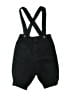 Bonpoint 100% Cotton Black Overalls Size 4 - photo 1