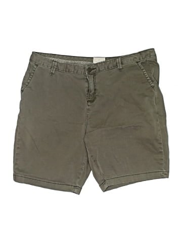 Caslon Khaki Shorts (view 1)